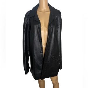 VINTAGE DIESEL BLACK LEATHER JACKET